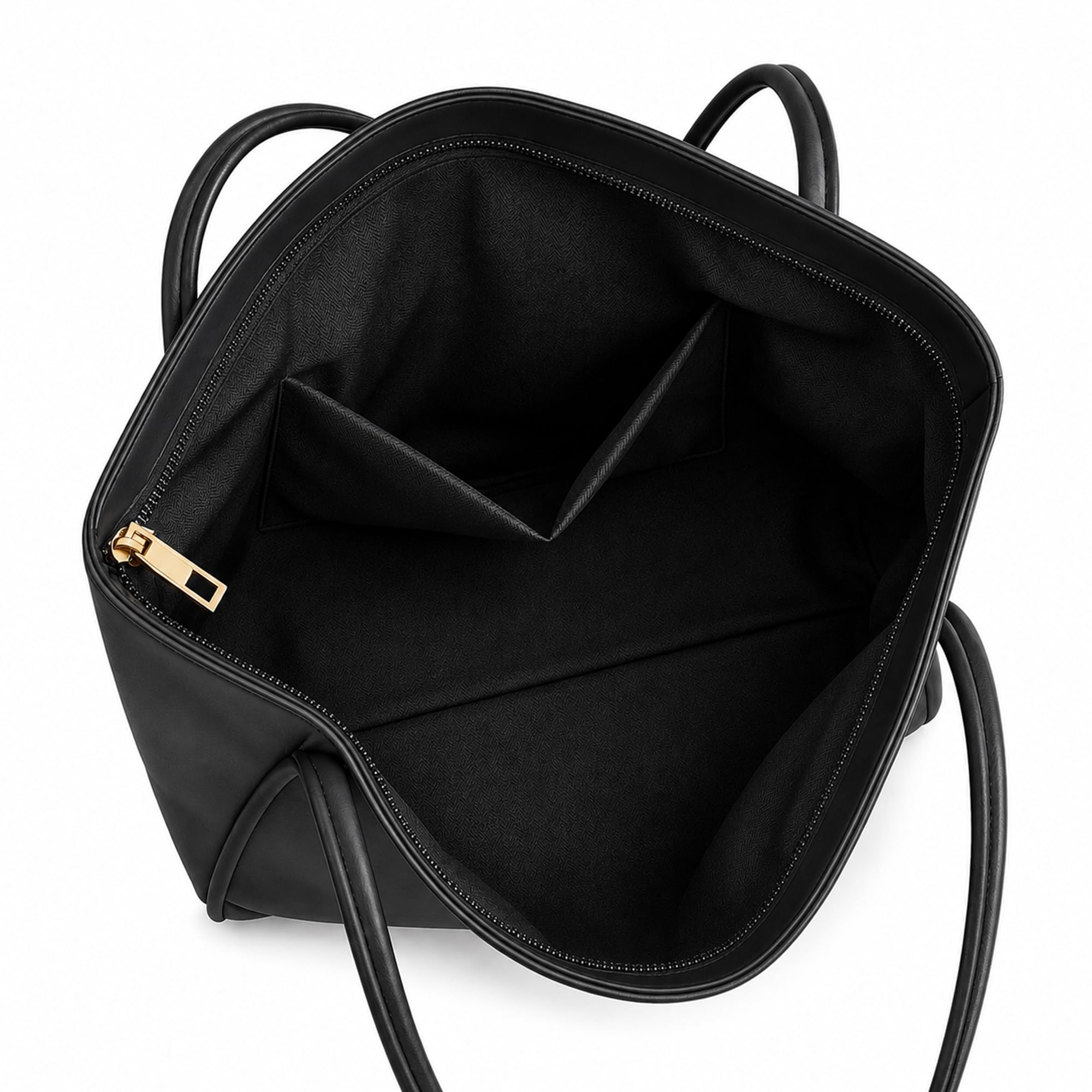 Madak Retail Large Tote Bag for Women | Womens Shoulder Bag for Work, Travel | Office Bag for Women Stylish (Black)