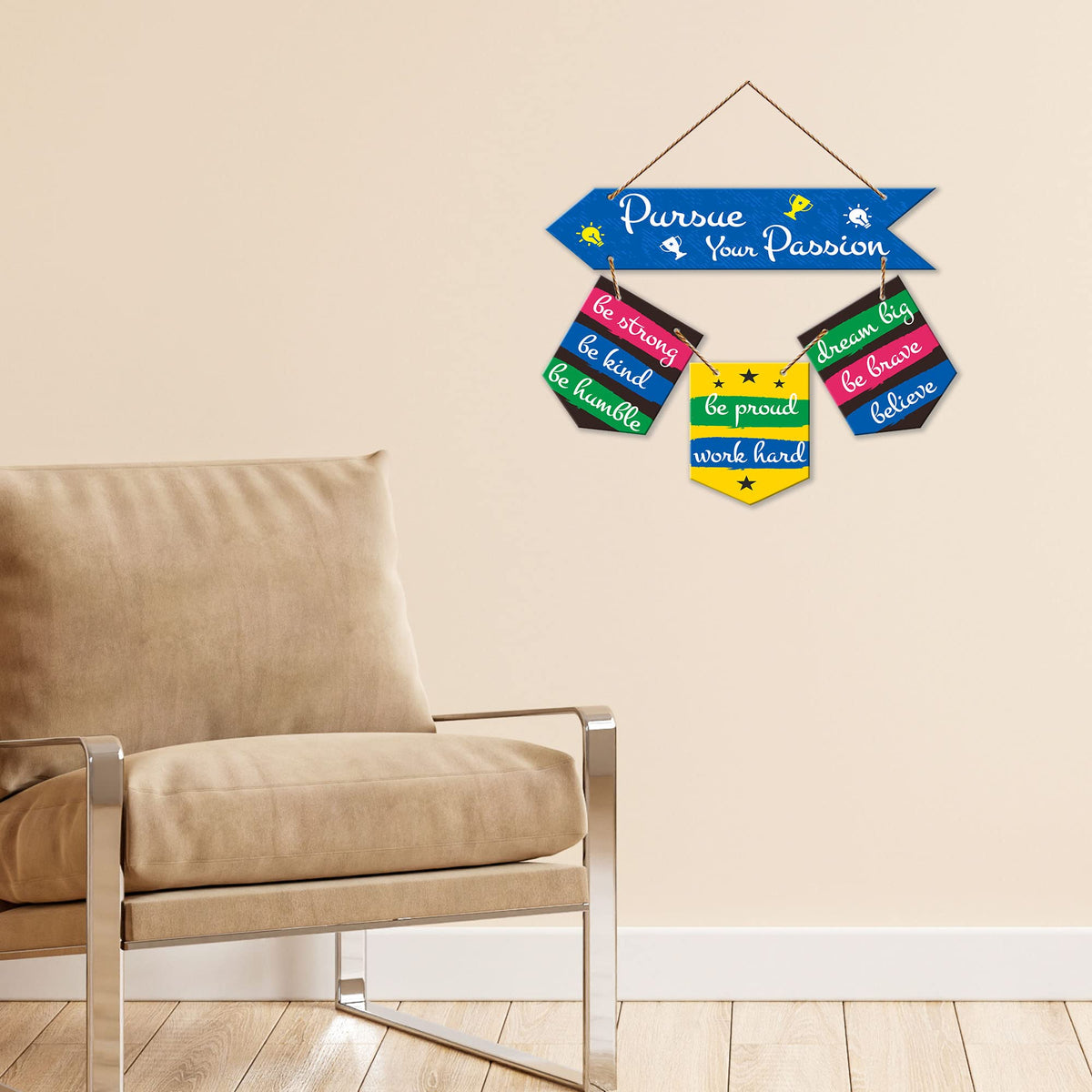 Artvibes Wall Hanging Home Decorative Wall Art for Living room | Bedroom | Gifts | Wall Hanger for Decoration | Modern Decor | Artwork | Wall Sculpture | Signs & PlaquesArt Print (WH_6415NR)