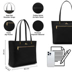Lavie Women's Vanessa Travel Solid Tote Bag for Women | Tote Bag for Work | Ladies purse | Stylish Shoulder Bag | Gift for Women