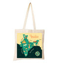 UNIQUE TOHFAA Map Design Cute Tote Bag for Women & Girls | Reusable Cotton Shopping Bag with Lightweight Canvas Travel & Everyday Carry Bag