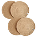 Zaveza - Dining Table Mats Set of 4| Cotton Printed Placemat - 10x10 inches Diameter | Handmade Coaster & PlaceMat for Dinning Table,Pan,Hot Dishes Kafalo