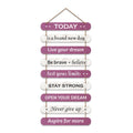 Artvibes Positive Quote Decorative Wall Hanging Wooden Art | Quotes Decor Item | Wall Poster | Mdf Wall Decoration for Office | Wall Art Print | Inspirational Quotes | Gift Items (WH_9309N)