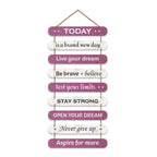 Artvibes Positive Quote Decorative Wall Hanging Wooden Art | Quotes Decor Item | Wall Poster | Mdf Wall Decoration for Office | Wall Art Print | Inspirational Quotes | Gift Items (WH_9309N)