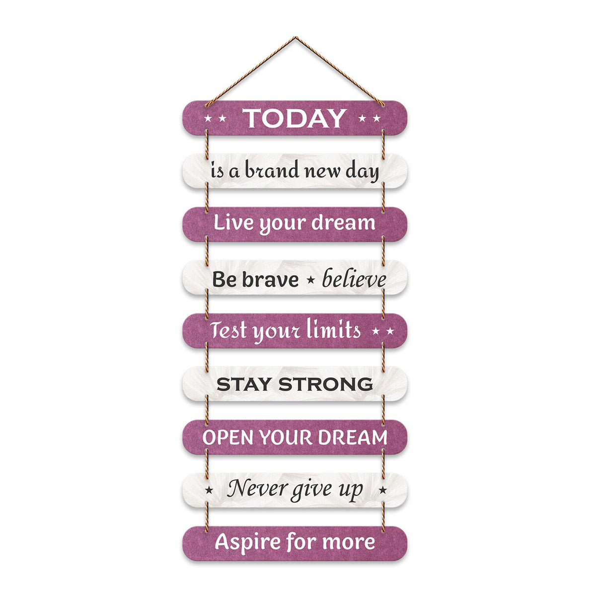 Artvibes Positive Quote Decorative Wall Hanging Wooden Art | Quotes Decor Item | Wall Poster | Mdf Wall Decoration for Office | Wall Art Print | Inspirational Quotes | Gift Items (WH_9309N)