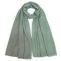 Lina & Lily Solid Shimmer Sparkle Glitters Sheer Maxi Shawl Head Scarf Hijab (#11 DUSTY MINT)