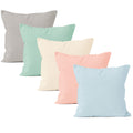 Encasa XO Cushion Covers, No Inserts, Cotton Throw Pillow Cases