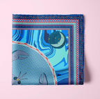 ULOS Women's Zodiac Signs Print Satin Scarf - Neck Scarf (Square) (22x22) (12 Designs)