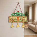 KridayKraft Tirupati Door Hanging Shankh Chakra Namah Latkan Meenkari Decorative for Home,Office & Room,Also Gift for House Warming