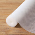 ElastPro EVA Food Grade Washable Anti Slip Mat/Sheet for Fridge, Shelf Liner, Table, Kitchen Drawer mat (Dotted Transparent, 45 cm X 5 m) Kafalo
