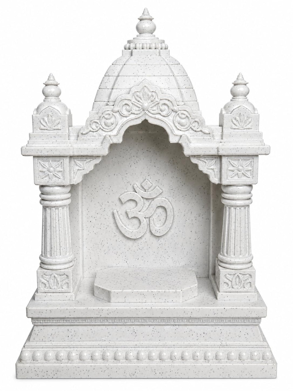 3D Printed Marble Finish Mini Temple for Car, Home and Office