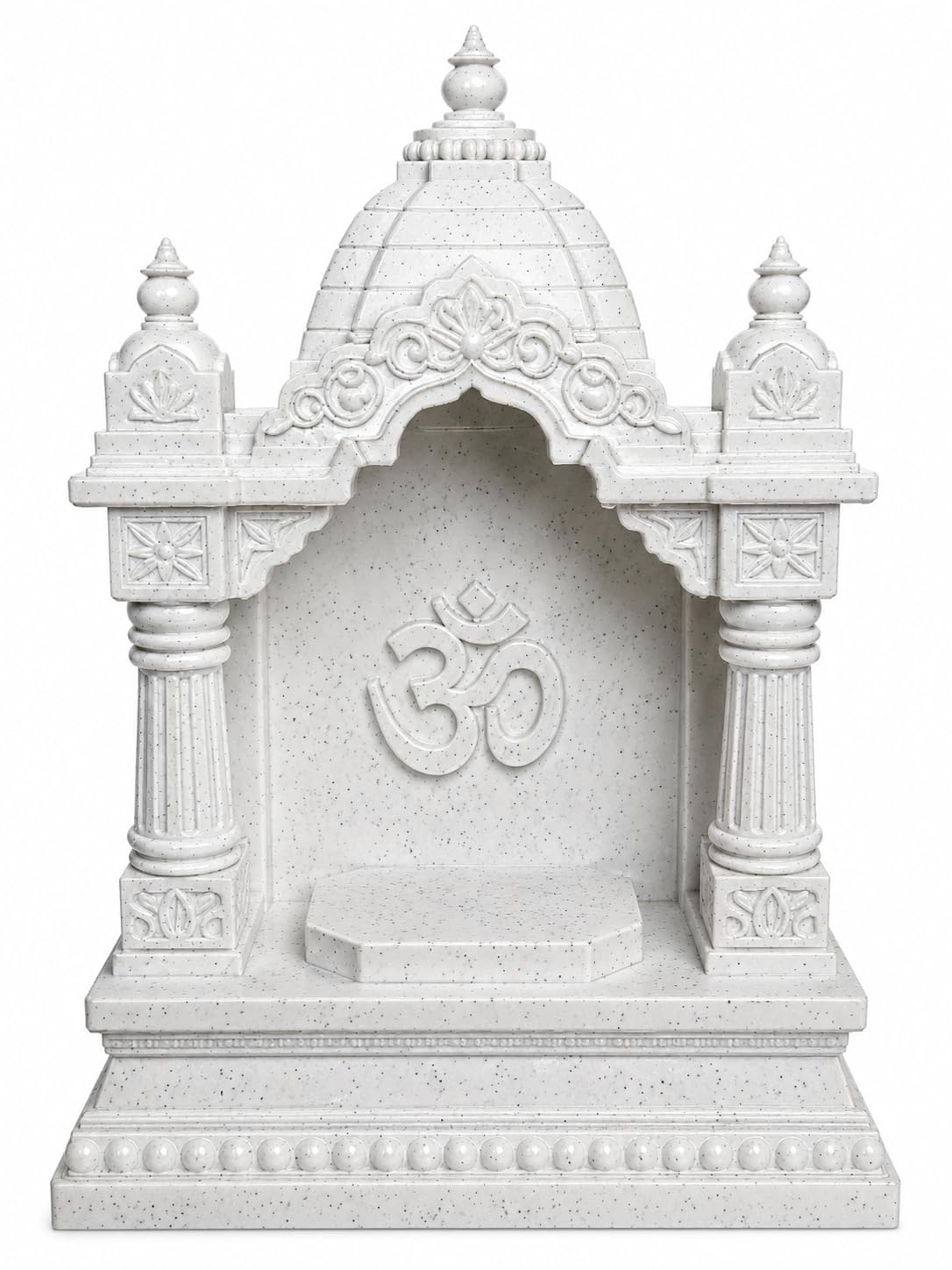 3D Printed Marble Finish Mini Temple for Car, Home and Office