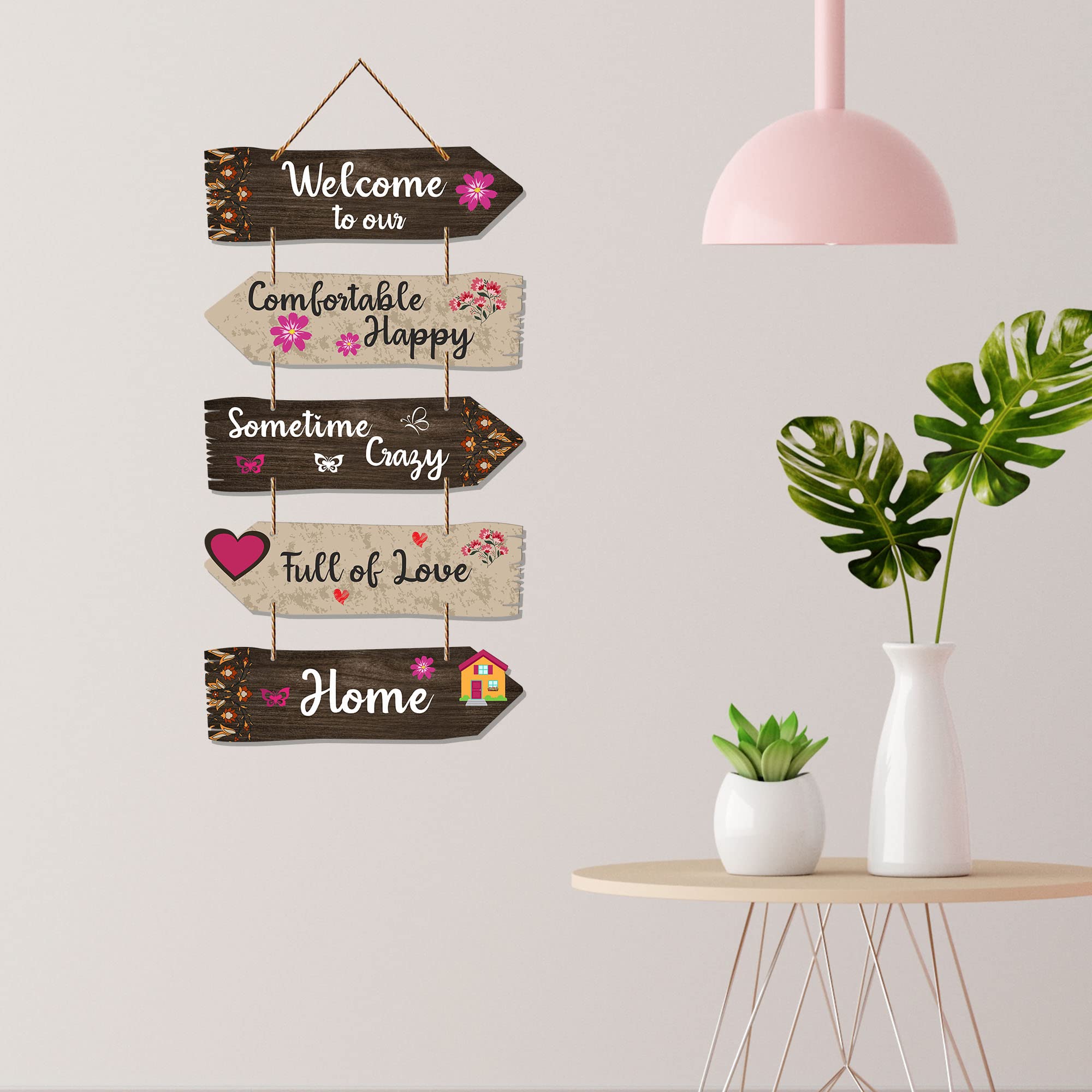 Artvibes Home Quotes Wooden Wall Hangings Decor For House | Bed Room | Decor Item | Quotes Wall Hanging | Modern Decor | Wall Poster | Modern Painting Artworks | Unique Gift (WH_7304N)
