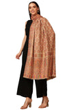 Pashmoda Women Gulraiz Kaani Wool Blend Kashmiri Shawl (Size: 40x80in, 101x203cm) RSS43