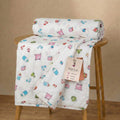 Trance Home Linen 100% Cotton | Kids Dohar | Double Bed | 150 GSM | Reversible Ac Comforter | Light Weight All Season Soft Blanket (84x88 Inches | Caps and Dies) Kafalo