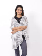 AQVA Printed Cotton Scarf for Women Stylish (Nawa Black) | Head and Face Cover Scarf for Girls with 100% Cotton | Soft & Lightweight Scarves/Stoles for all Weather (72 x 43 in)