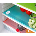 Kuber Industries Plastic Multi Purpose Refrigerator Rectangular Drawer Mats (Multicolour ) - Set of 6 Pcs Kafalo
