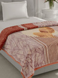 Monte Carlo Single Bed Winter Blanket Soulmate 1 Ply Box Packing 500 GSM | 1.7 KG (220x160 CM), Multi Kafalo