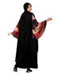 Mehar Hijab's Muslim Modest Women's Stylish Poly Cotton Solid Hijab ULEMA (Black, Large)