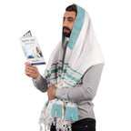 HalleulYAH Tallit (Light Blue)