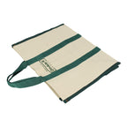 Double R Bags Women’s Eco-Friendly Cotton Canvas Shopper Tote Bag | Big Reusable Jhola Bag for Grocery, Milk, Fruits, Vegetables with Reinforced Handles | 43x21x35 cm, 1 Compartment (Green, Pack of 2)