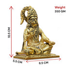 KridayKraft Hanuman ji Metal Statue,Bajrangbali Murti for Pooja & Decor Your Home,Office,Religious Idol Statue Gift Purpose,Table Showpiece Figurines,(Pack of 1 Hanuman Ji Murti) for Car Dashboard...