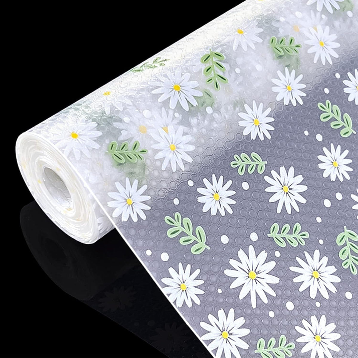 HARIGYAN Multipurpose Washable Anti-Slip Kitchen Cabinet Drawer Shelf Mat Liner Sheets for Waterproof Shelf Paper with Modern Pattern EVA Cabinet Mat – Easy to Cut(45x300) Kafalo