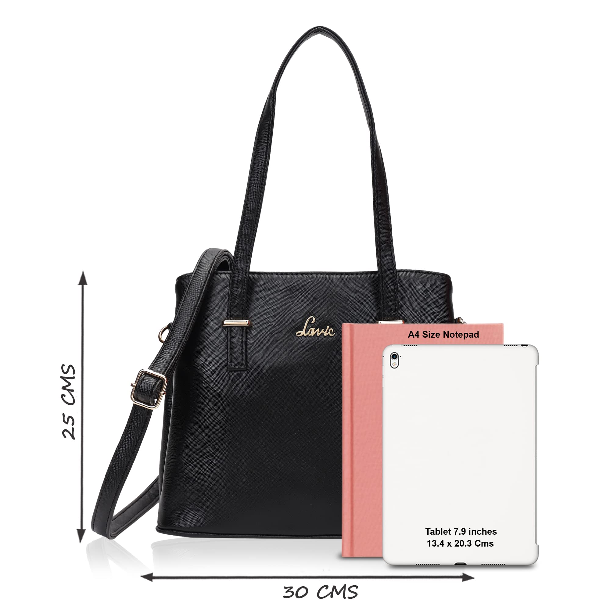 Lavie Women's Odiase Med Sat 2c - Handbag (Black)