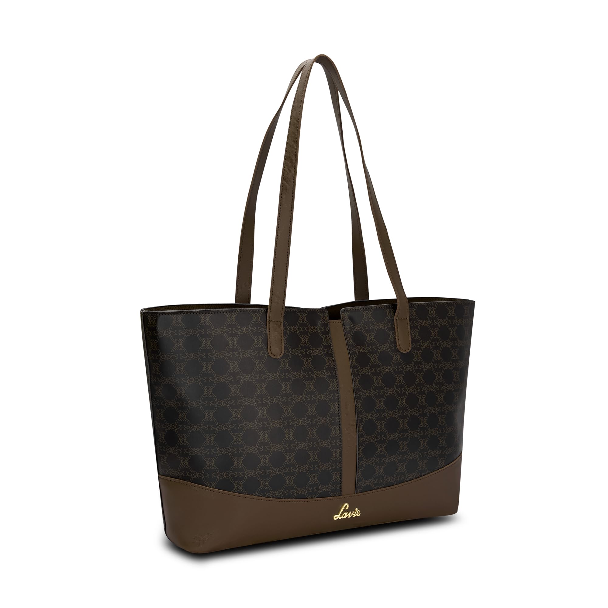 Lavie Women's Mono Freya Monogram Print Tote Bag for Women | Tote Bag for Work | Ladies purse | Stylish Shoulder Bag | Gift for Women