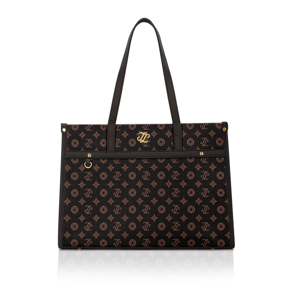 Lavie Signature Women's Kentucky Monogram Tote Laptop Bag | Tote Laptop Bag for Work | Ladies Purse | Stylish Shoulder Bag | Gift for Women