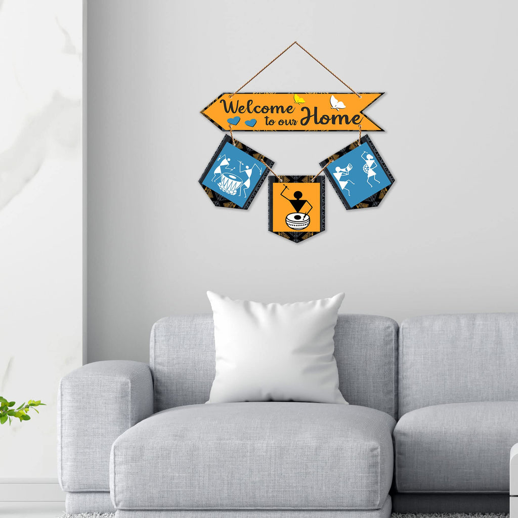 Artvibes Wall Hanging Home Decorative Wall Art for Living room | Bedroom | Gifts | Wall Hanger for Decoration | Modern Decor | Artwork | Wall Sculpture | Signs & PlaquesArt Print (WH_6411NR)