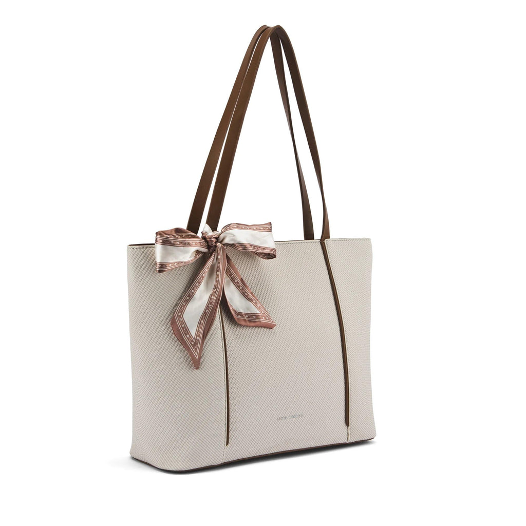 Lino Perros Avril Grace Off-White Tote Bag