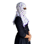 Switchon Women's Export Quality Cotton Multi Color Scarf Cum Hijab For 12 Yrs And Above (Purple)