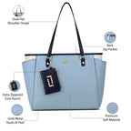 Lavie Luxe Women's Addie Large Laptop Tote Handbag | Fits Upto 15 Inch Laptop | Laptop Bag for Work | Ladies purse | Stylish Shoulder Bag | Gift For Women