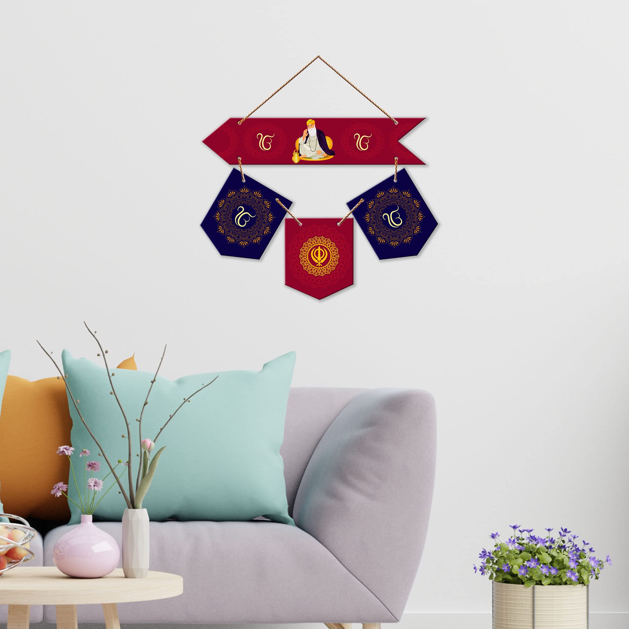 Artvibes Wall Hanging Home Decorative Wall Art for Living room | Bedroom | Gifts | Wall Hanger for Decoration | Modern Decor | Artwork | Wall Sculpture | Signs & PlaquesArt Print (WH_6428NR)