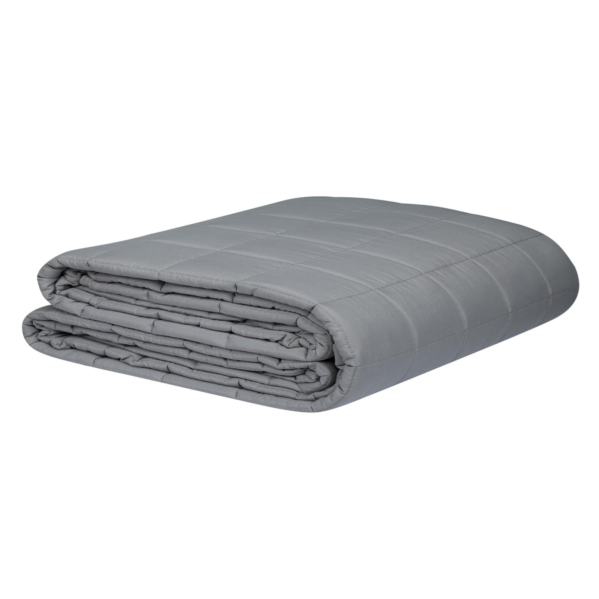 Mysasleep Weighted Blanket - Cooling Breathable Microfiber with Premium Glass Beads (Silver Grey 60 x 80 15lb) Kafalo