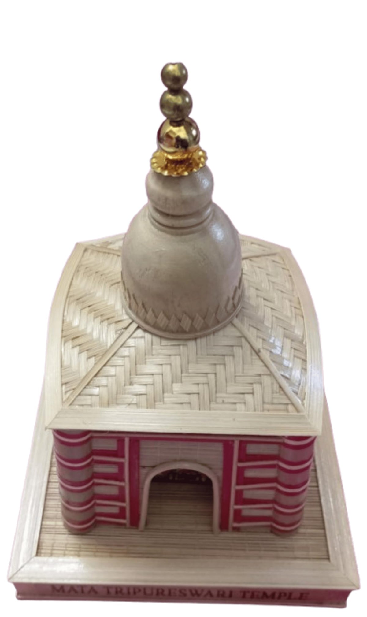 Tribamboo Bamboo Made Tripureswari Temple for Home/Office Decor