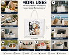 Bhoomi Impex Cotton Tote Bag - Reusable Eco-Friendly Shopping & Everyday Carry Bag, Lightweight & Durable Printed Design