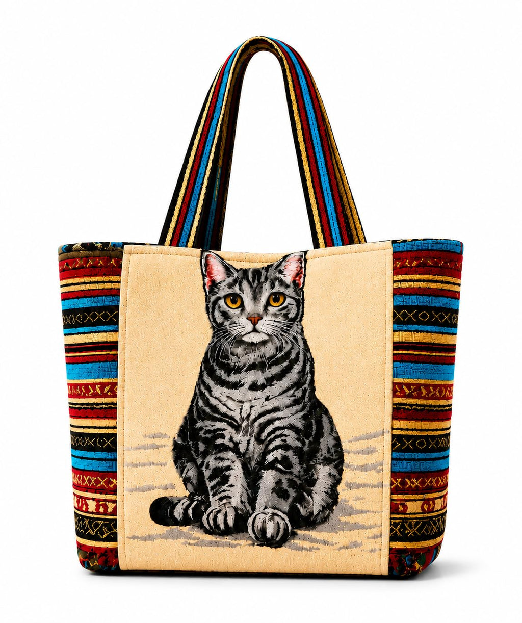 CULT FACTORY Printed Office Tote Bag for Woman Big Size Hand Bags for Women Stylish Ladies Purse (Grey)
