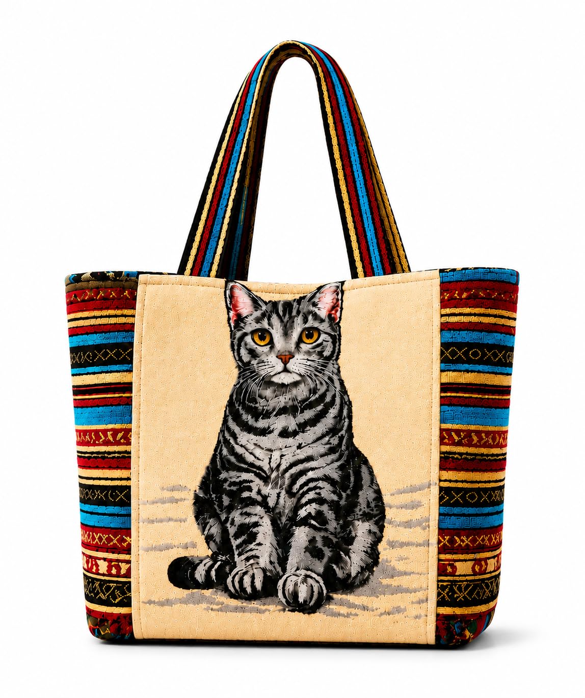 CULT FACTORY Printed Office Tote Bag for Woman Big Size Hand Bags for Women Stylish Ladies Purse (Grey)