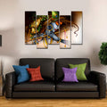 VIBECRAFTS 5 Piece Premium Wall Painting For Home|Office|Living Room|Gift (PTVC5Pcs3_7505) (Multi 2)