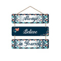 Artvibes Always Believe in Yourself Decorative Wall Art | Quotes Decor Item | Motivational Wall Decor | Wall Accent | Graphic Art | Gift Items | Office Wall Decoration Items (WH_5311N)