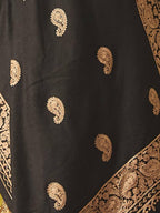 Pashmoda Women Naqsh Kashmiri Aari Embroidery Stole, Shawl, & Wrap, Luxury Pashmina Evening Wrap (Size: 71X203 CM)