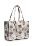 ENSAC Printed Tote Bag With Tessel for Women & Girls | Large Canvas Shoulder Bag with double handle, Stylish Designer Handbag, Spacious, Lightweight, Perfect for Office, College & Shopping Use
