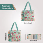 Boho Girl Mini Tote Bag for Women Whimsical Jacquard Handbag with Adjustable Strap Stylish and Elegant Ladies Crossbody Shoulder Purse, Sling Bag Perfect Birthday, Anniversary and Wedding Gift