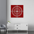 VIBECRAFTS Warli Art 4 Pieces Canvas Wall Hanging Painting Fitted With Wooden Frame For Home | Office | Living Room | Gifts (PTVC4Pcs5_16601)