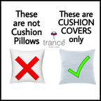 Trance Home Linen Set of 5 Premium Cotton 12x12 Inch Cushion Covers For Sofa And Diwan | Small Cushion Covers (12x12 Inch | 30cmx30Cm, Aangan Pink),200 Tc