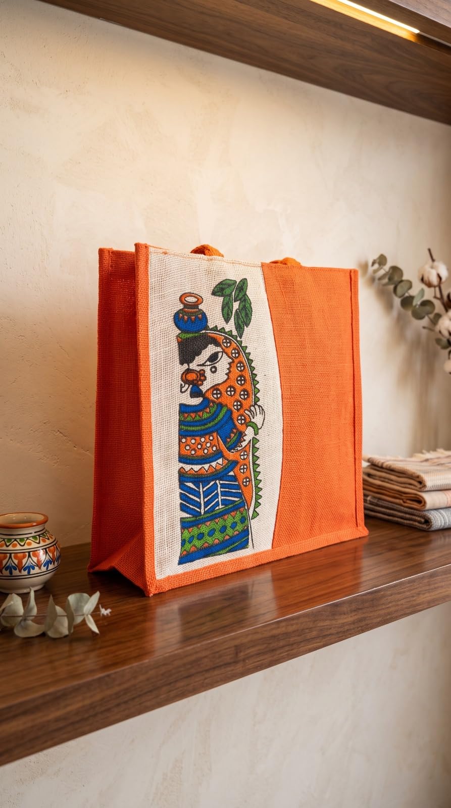 NEXUS Madhubani jute Bag