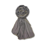 FAHABO Scarf Woman Pleated Viscose Cotton Scarf with Lace Border | Hijab Scarf | Headscarf | Neck Scarf | Stoles | Wraps (2- Brown)