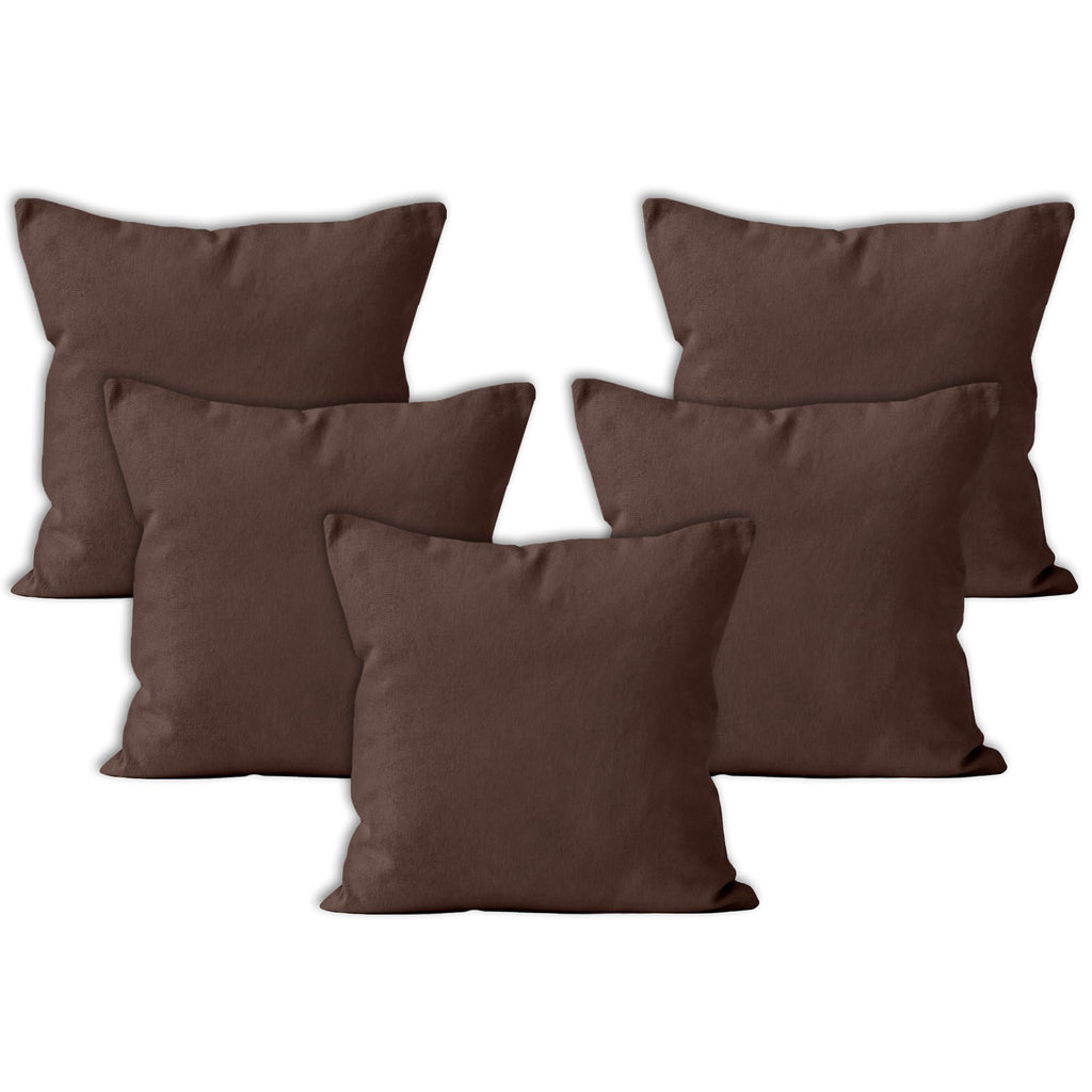 Encasa XO Cushion Covers, No Inserts, Cotton Throw Pillow Cases