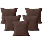 Encasa XO Cushion Covers, No Inserts, Cotton Throw Pillow Cases